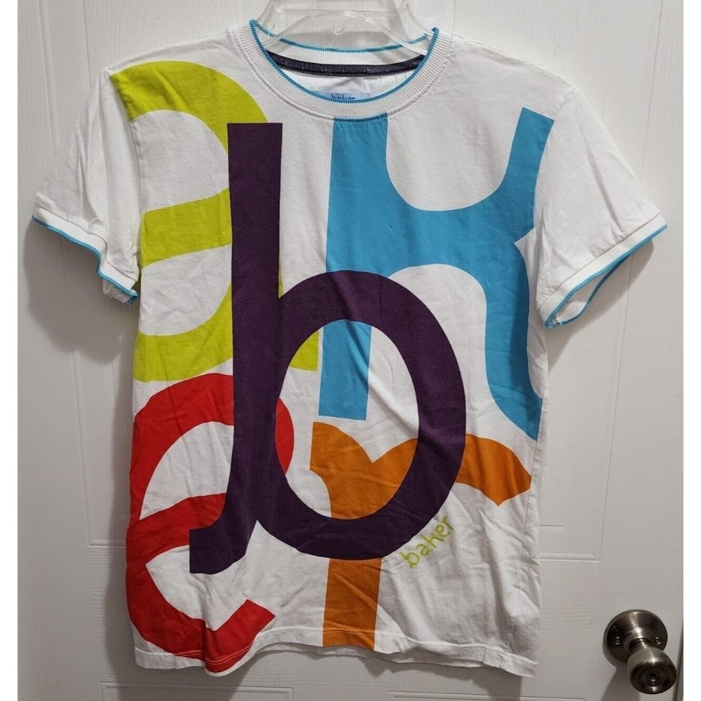 Baker by TED BAKER‎ Boys Short Sleeve Tee Shirt All Over Print Age 13-14 Years